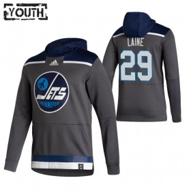 Winnipeg Jets Patrik Laine 29 2020-2021 Reverse Retro Pullover Hooded Sweatshirt - Barn